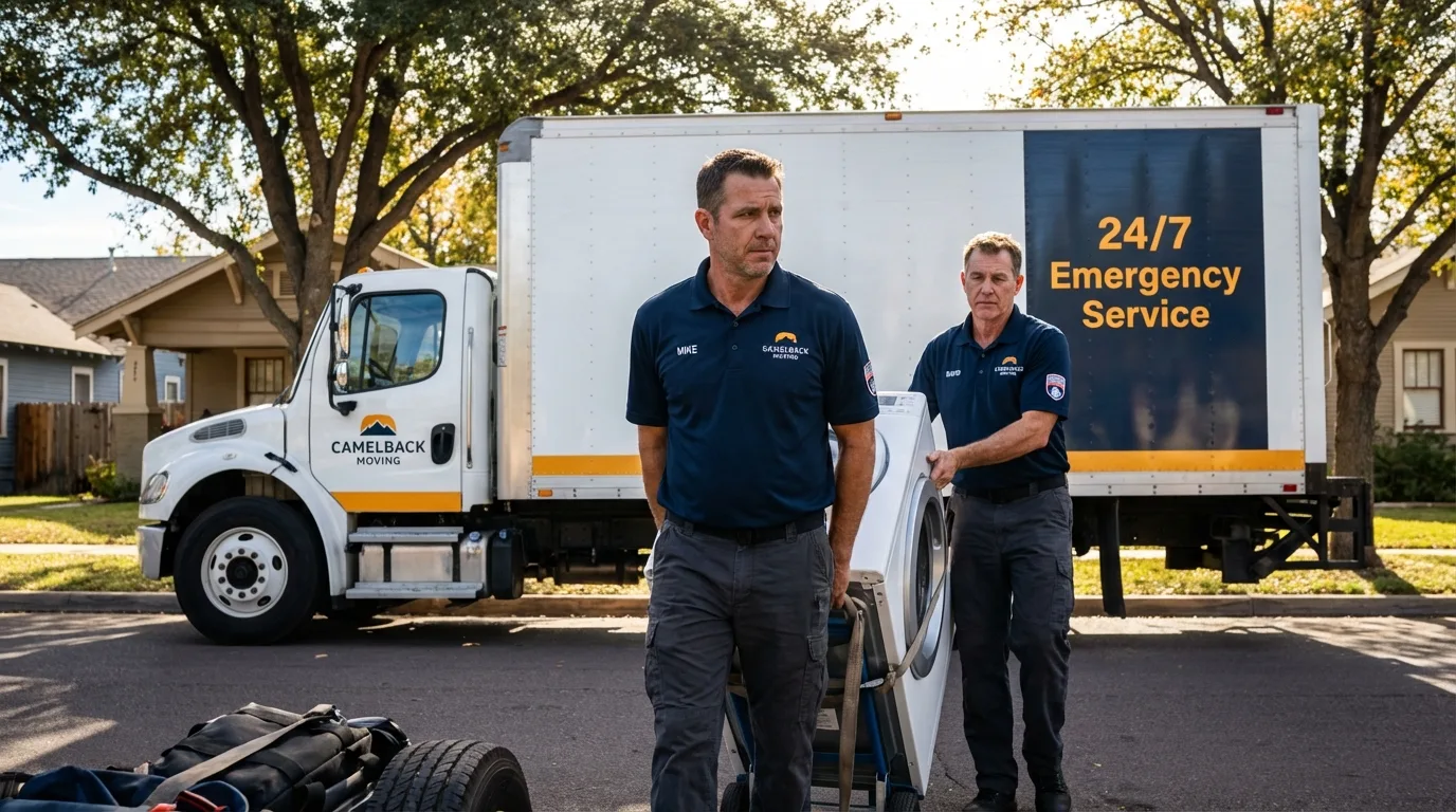 CamelBack Moving crew loading furniture in Hillsborough, NJ