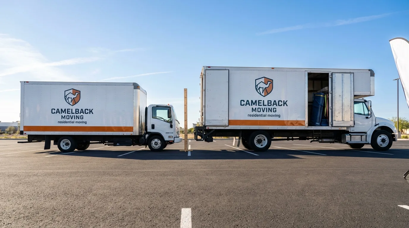 Moving truck size capacity guide in Hillsborough